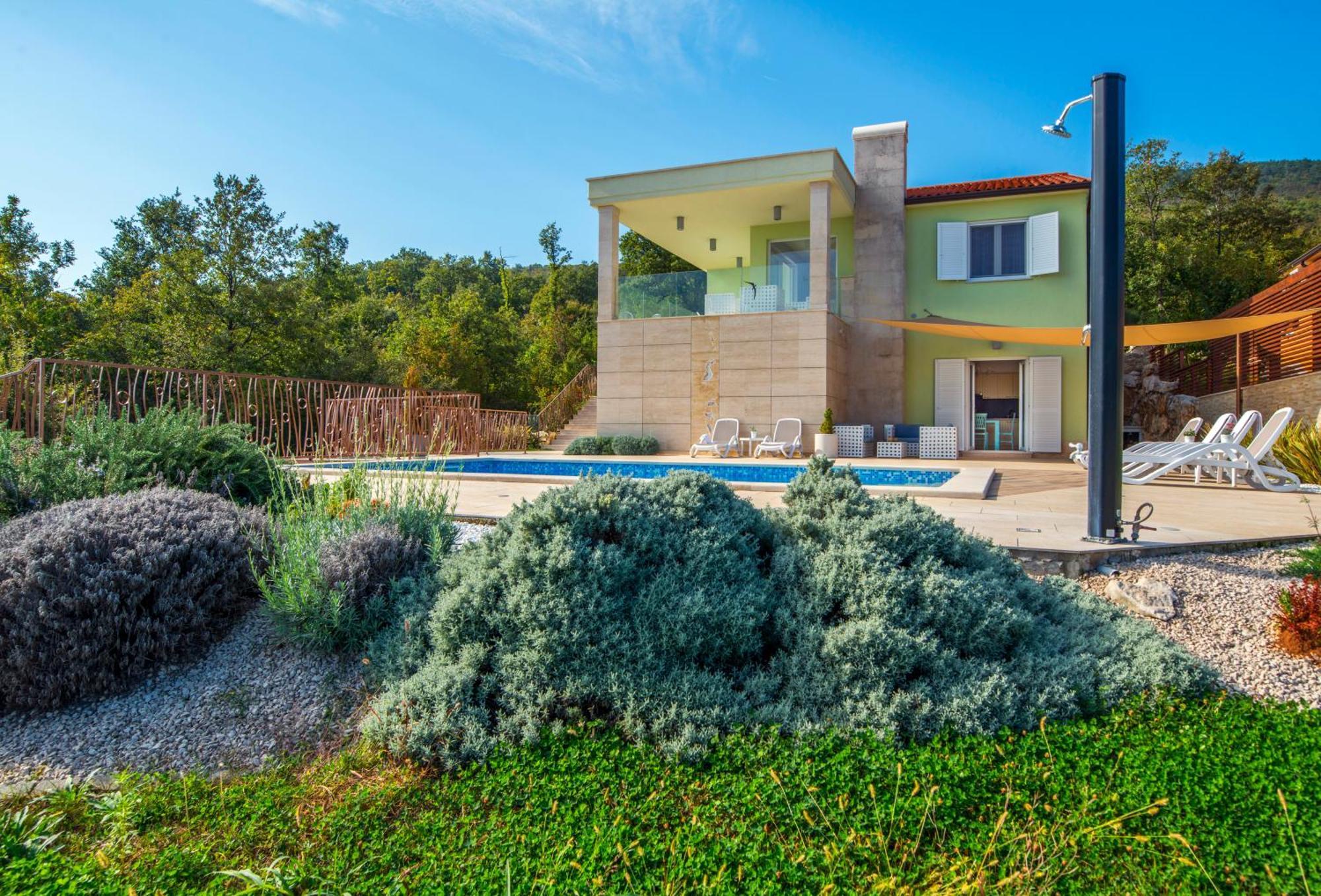 Villa Luce Labin  Eksteriør billede