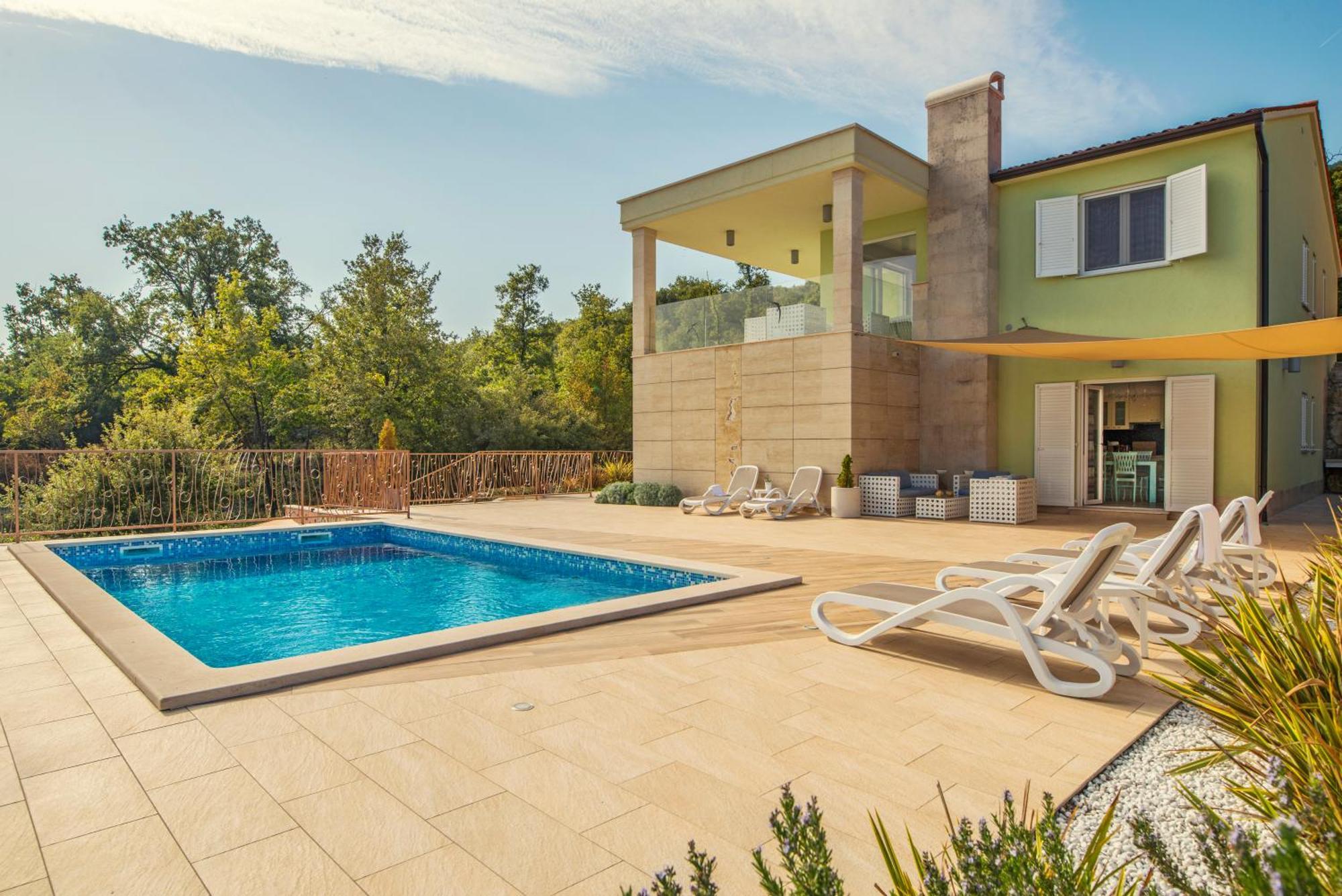 Villa Luce Labin  Eksteriør billede